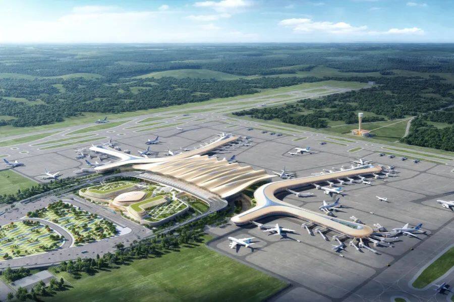 高明機(jī)場最新進(jìn)展，自然美景之旅的新起點