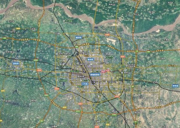 鄭州衛(wèi)星地圖最新版，古都的航天視角探索