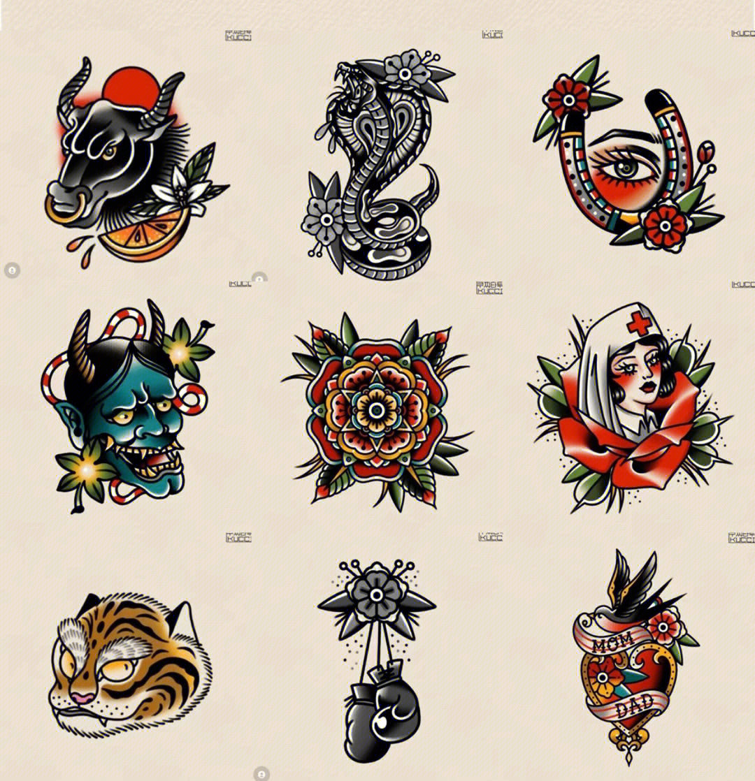 時(shí)尚潮流展現(xiàn)，最新紋身圖案設(shè)計(jì)精選