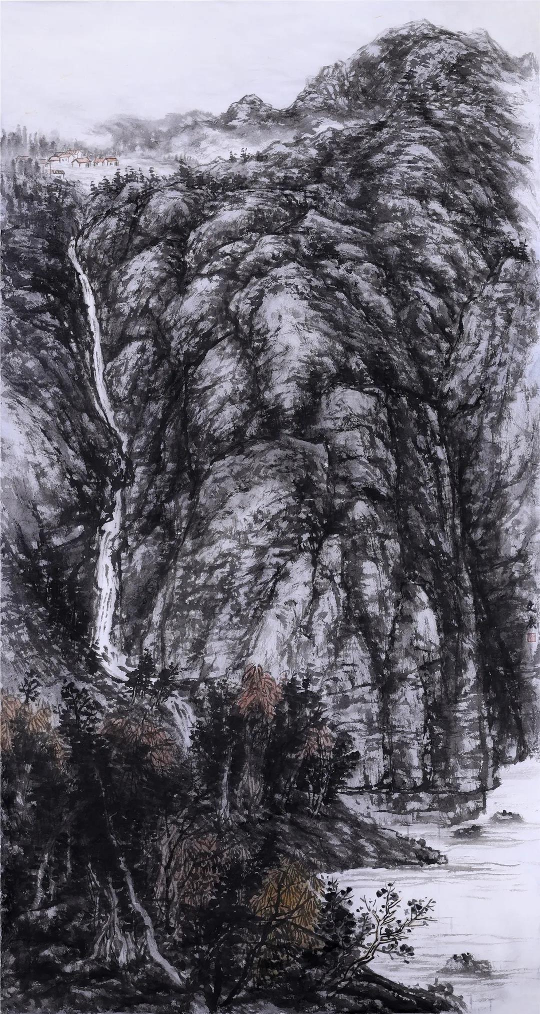 科技與藝術(shù)的融合，最新智能山水畫屏展現(xiàn)自然之美