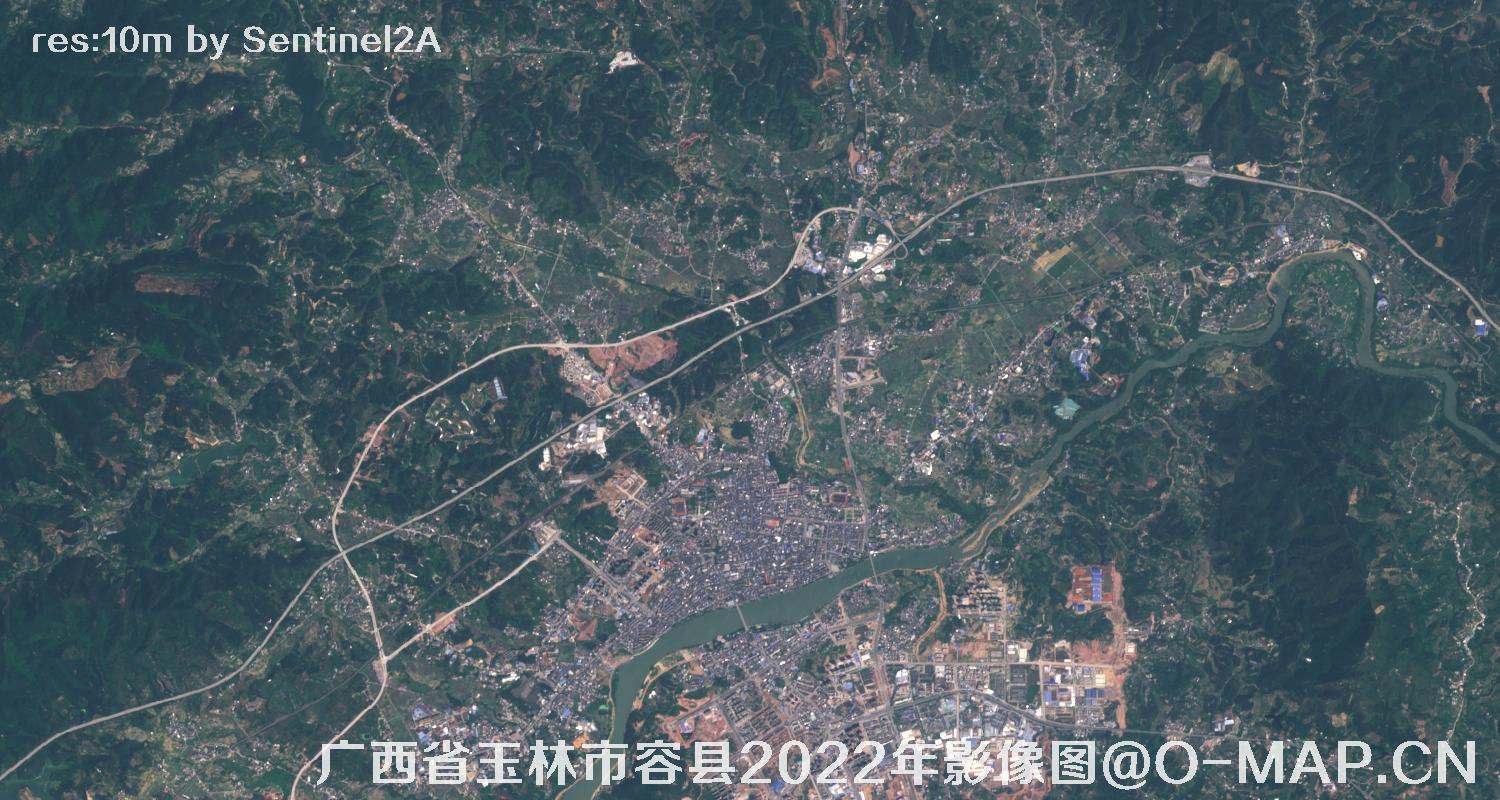 容縣最新航拍全景，一覽無(wú)余的美麗風(fēng)光??