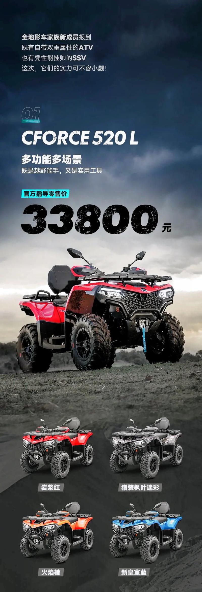 最新全地形車，越野的極致體驗